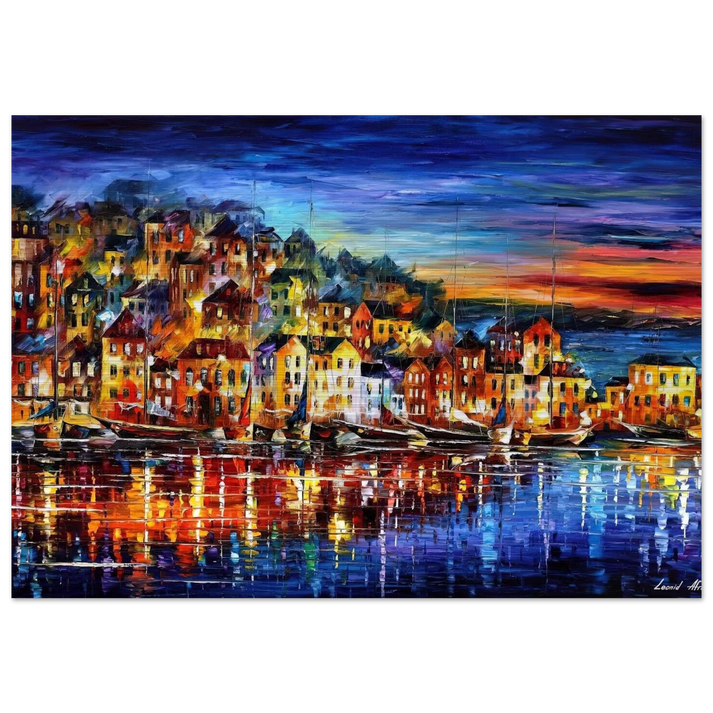 Leonid Afremov - Leonid Afremov Brushed Aluminum Print - 70x100 cm / 28x40 inches | Leonid Afremov Aluminum Print | Leonid Afremov Prints