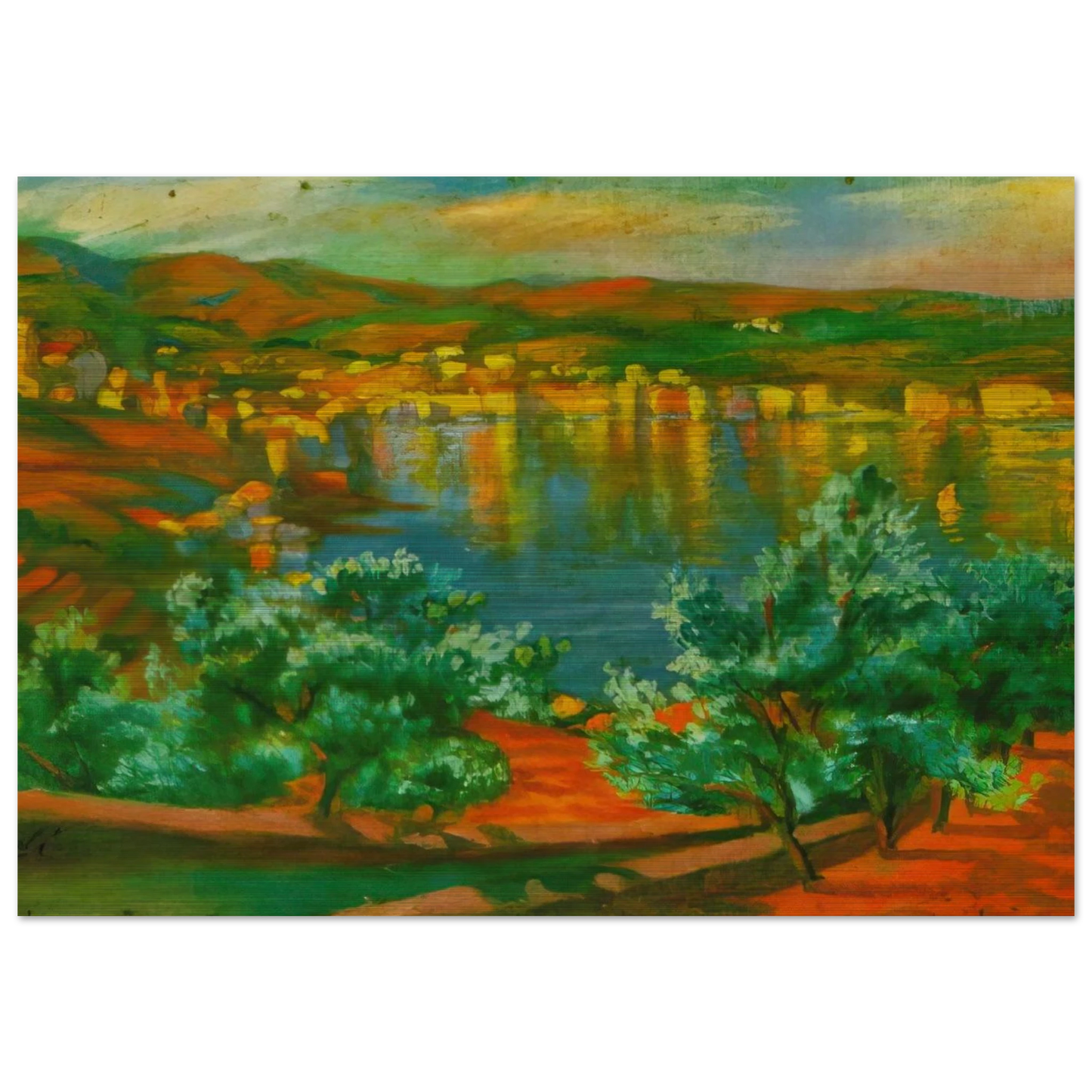FESTIVAL OF ST LUCIA AT VILLAMALLA - Salvador Dali Brushed Aluminum Print - 70x100 cm / 28x40 inches | Salvador Dali Aluminum Print | Salvador Dali Prints