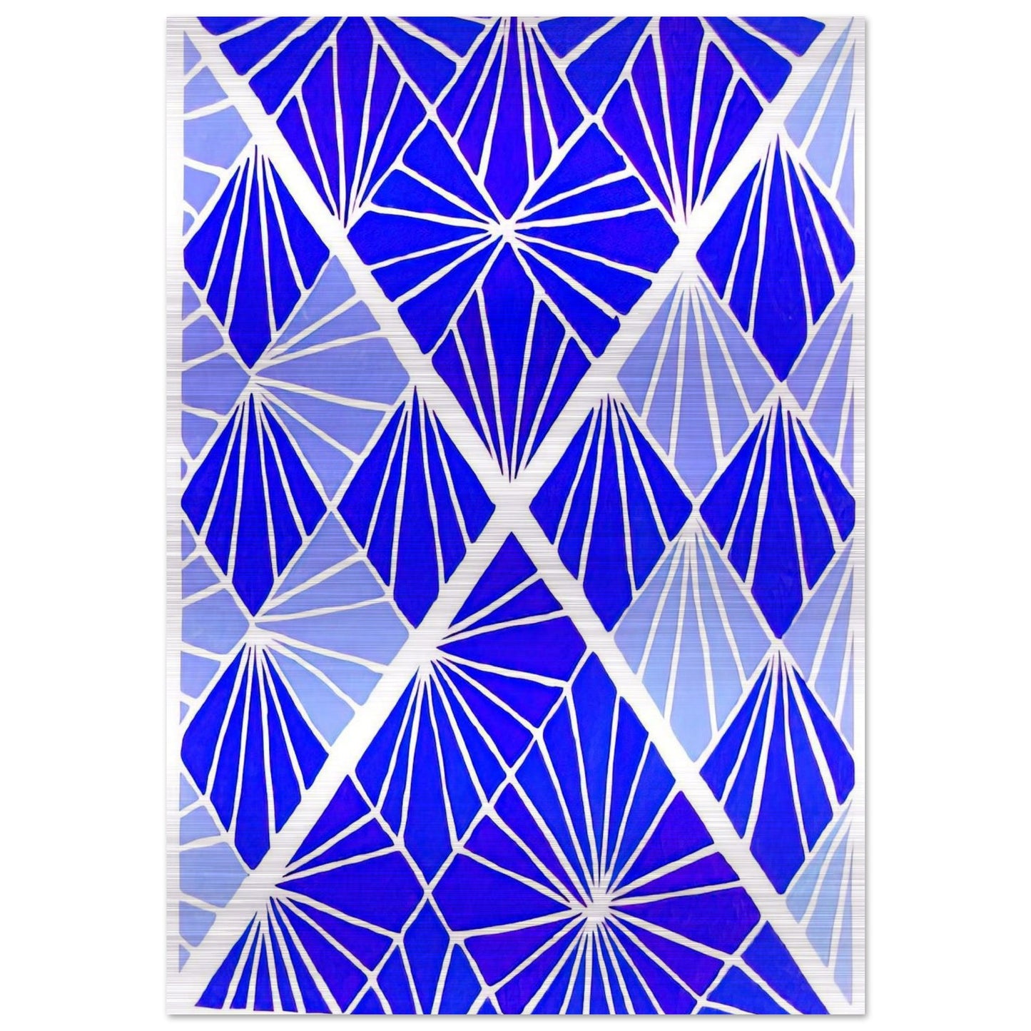COMPOSITION 24 - Sonia Delaunay Brushed Aluminum Print - 70x100 cm / 28x40 inches | Sonia Delaunay Aluminum Print | Sonia Delaunay Prints