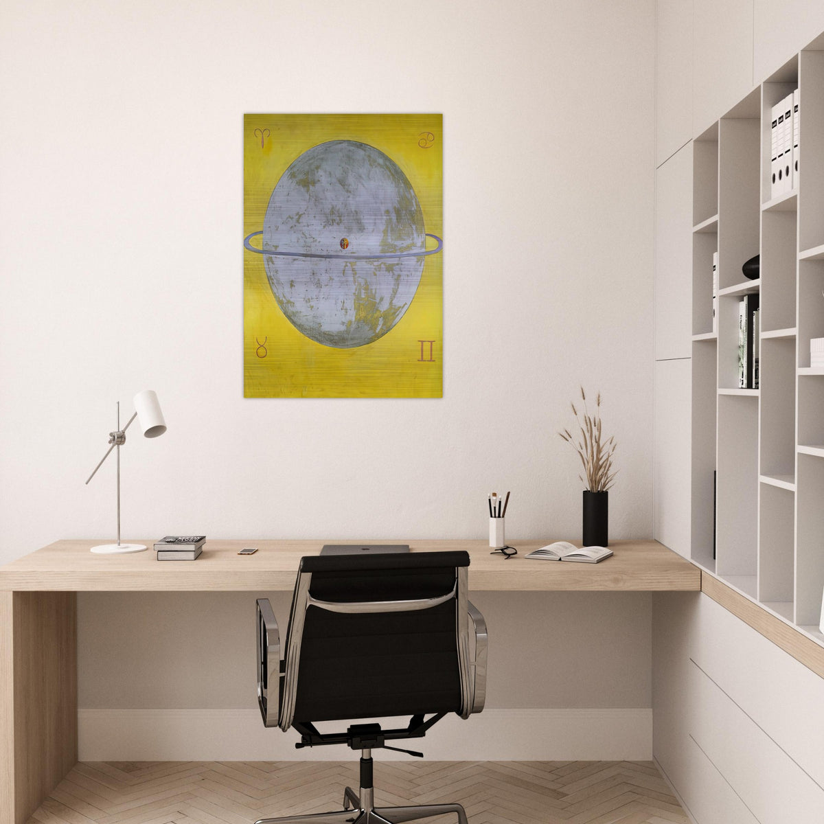 THE DOVE NR 12 1915 - Hilma af Klint Brushed Aluminum Print - 70x100 cm / 28x40 inches | Hilma af Klint Aluminum Print | Hilma af Klint Prints