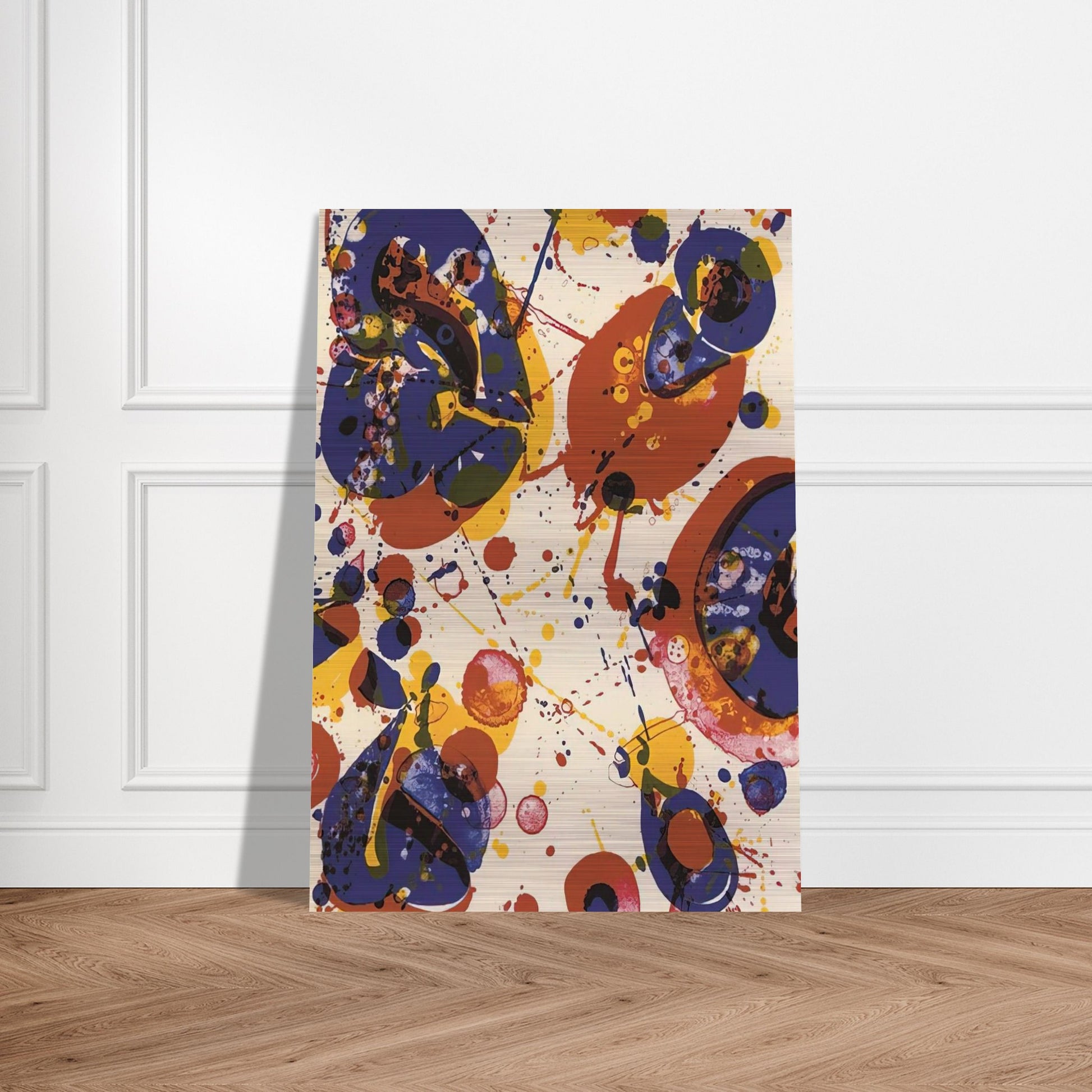 Untitled  from Pasadena Box   Lembark L58  - Sam Francis Brushed Aluminum Print - 70x100 cm / 28x40 inches | Sam Francis Aluminum Print | Sam Francis Prints