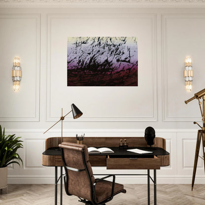 Untitled T1982-H12 - 1982 - Hans Hartung Brushed Aluminum Print - 70x100 cm / 28x40 inches | Hans Hartung Aluminum Print | Hans Hartung Prints
