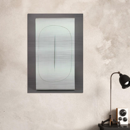Concept Spatiale - 1968 - Lucio Fontana Brushed Aluminum Print - 70x100 cm / 28x40 inches | Lucio Fontana Aluminum Print | Lucio Fontana Prints