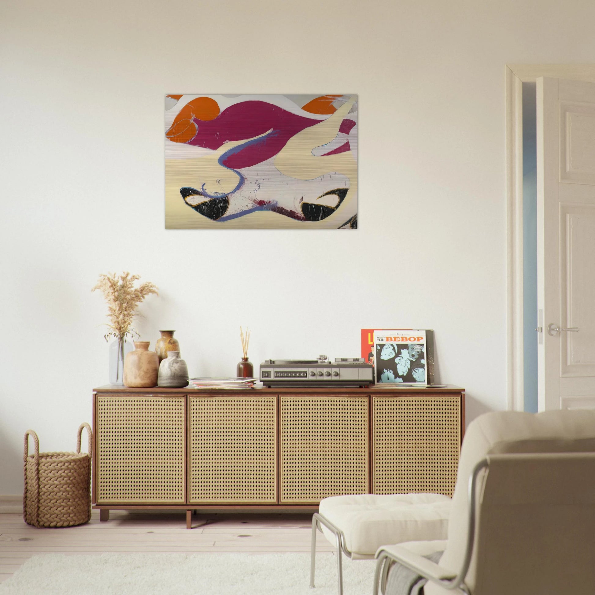 Dido - 1973 - Norman Bluhm Brushed Aluminum Print - 70x100 cm / 28x40 inches | Norman Bluhm Aluminum Print | Norman Bluhm Prints