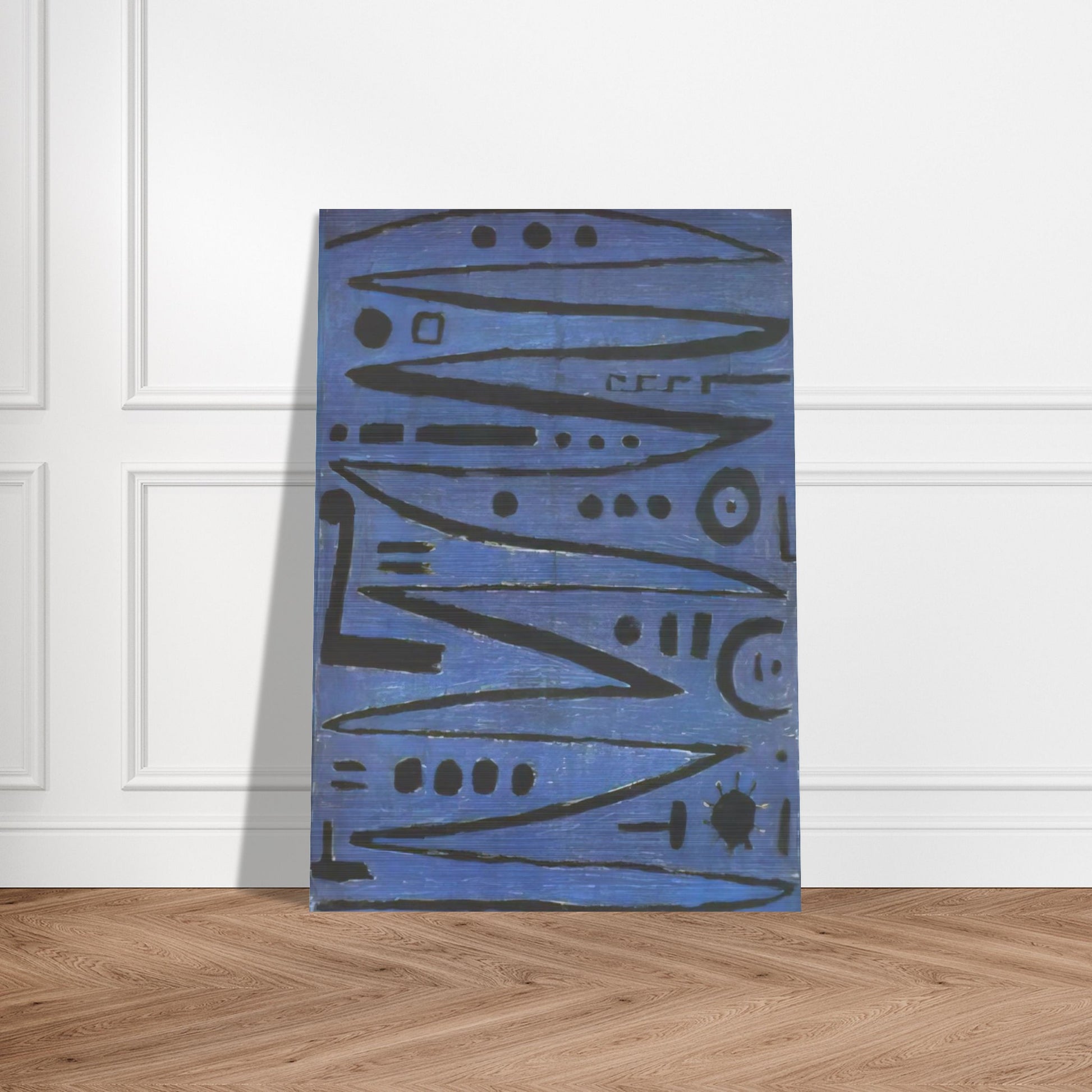 HEROIC FIDDLING 1938 - Paul Klee Brushed Aluminum Print - 70x100 cm / 28x40 inches | Paul Klee Aluminum Print | Paul Klee Prints
