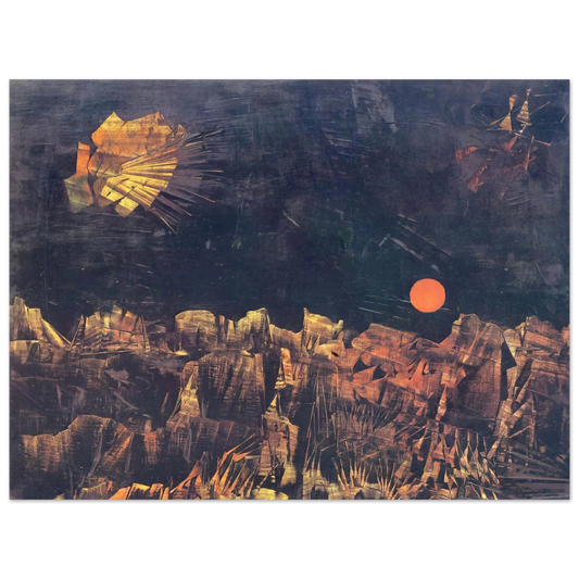 Max Ernst - Praise to Tanguy  75x100 cm / 30x40inches Fine Art Poster