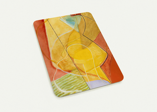 Composition aux Plais Jaunes - 1933 By John Ferren Pack of 10 Post Cards | John Ferren Post Cards | A6 (10.5 x 14.8 cm) - 4.1 x 5.8 inches
