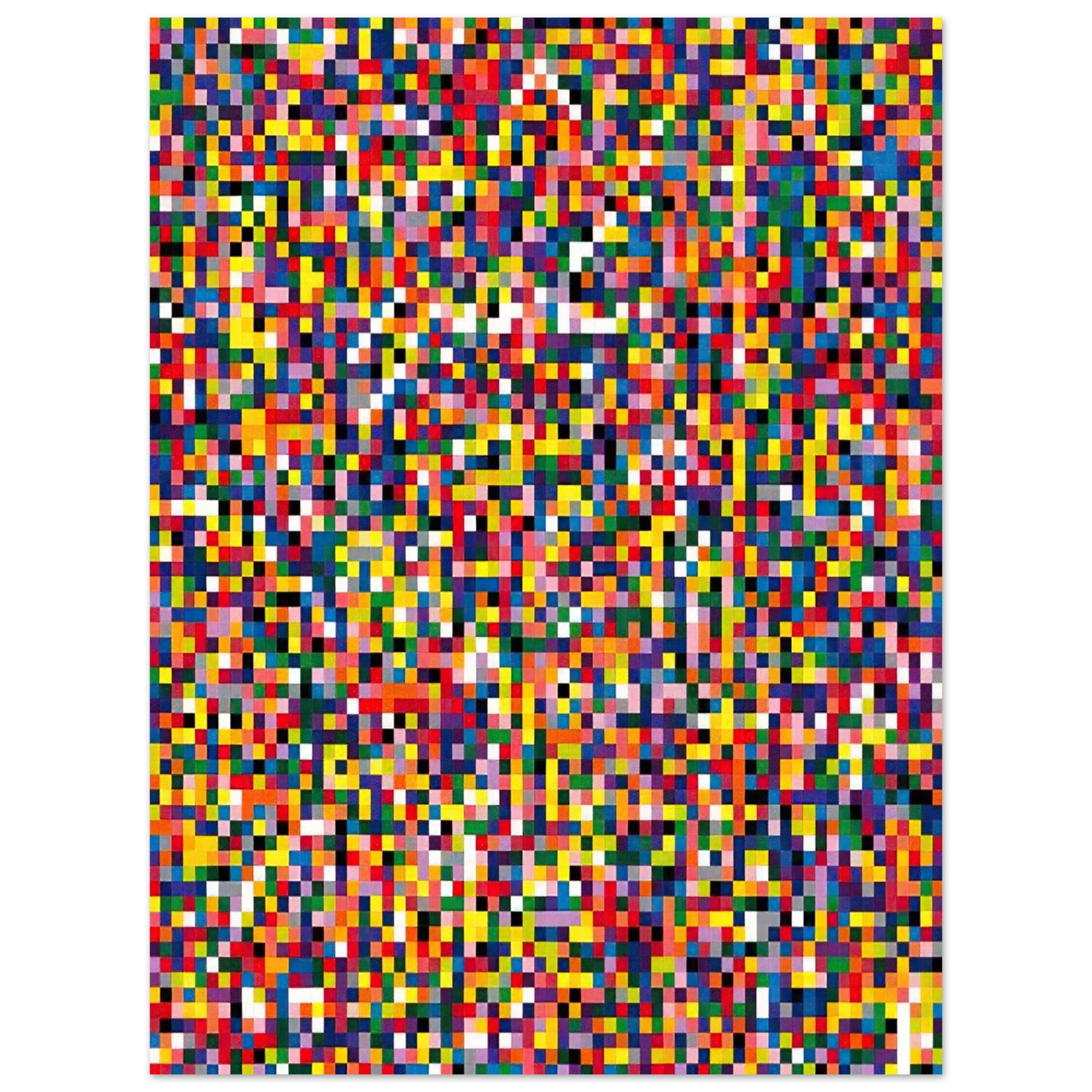 Gerhard Richter - 4900 COLOURS 2007  75x100 cm / 30x40inches Fine Art Poster