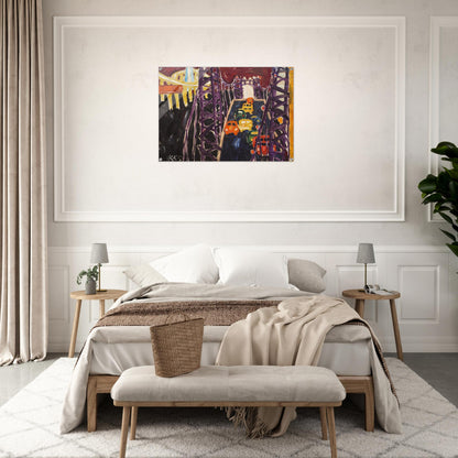 George Washington Bridge, with Cars - Allan Kaprow Acrylic Print - 70x100 cm / 28x40″ inches | Allan Kaprow Wall Art | Allan Kaprow Prints