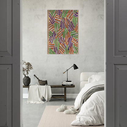 UNTITLED ULAE S13 - Jasper Johns Brushed Aluminum Print - 70x100 cm / 28x40 inches | Jasper Johns Aluminum Print | Jasper Johns Prints