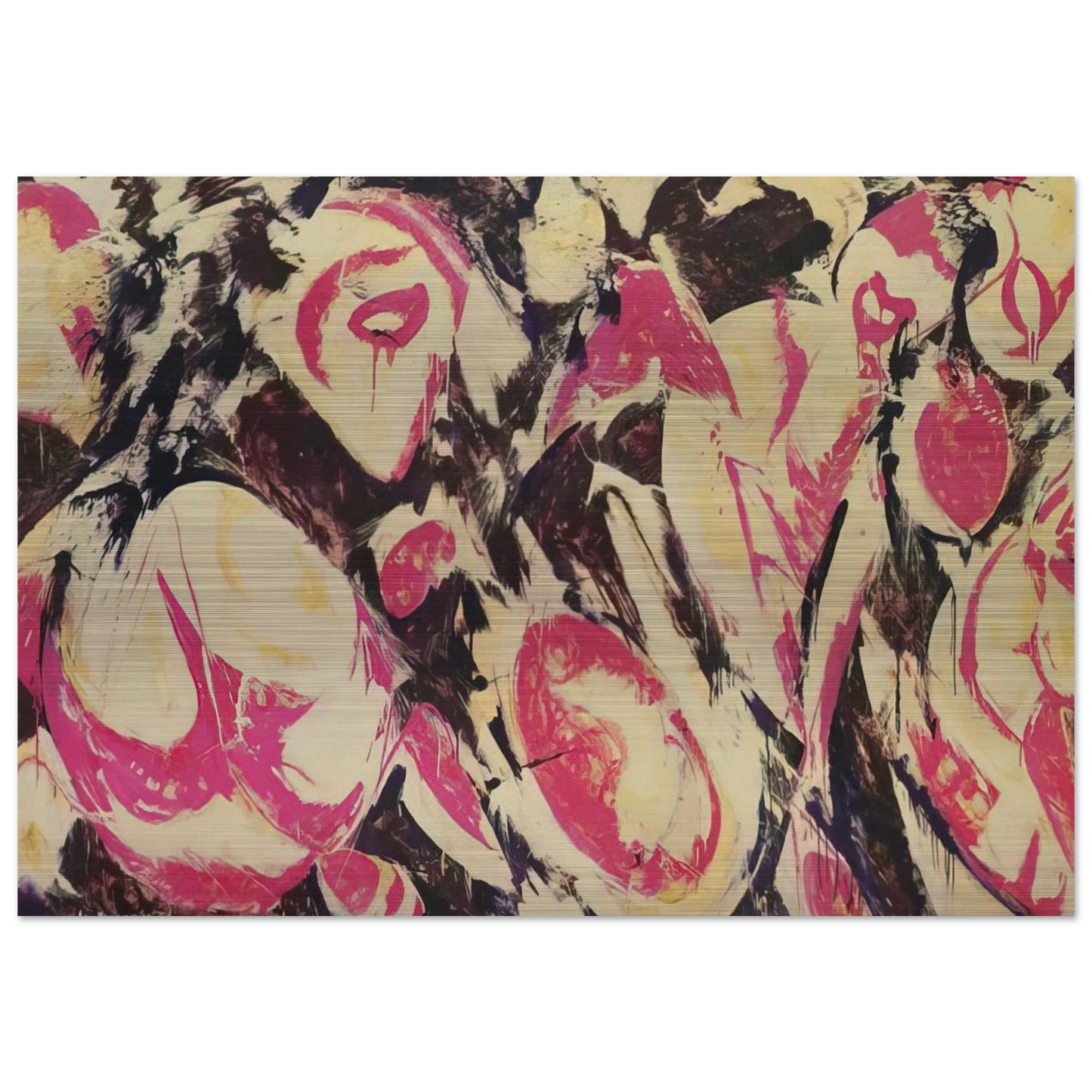 Gaea - Lee Krasner Brushed Aluminum Print - 70x100 cm / 28x40 inches | Lee Krasner Aluminum Print | Lee Krasner Prints