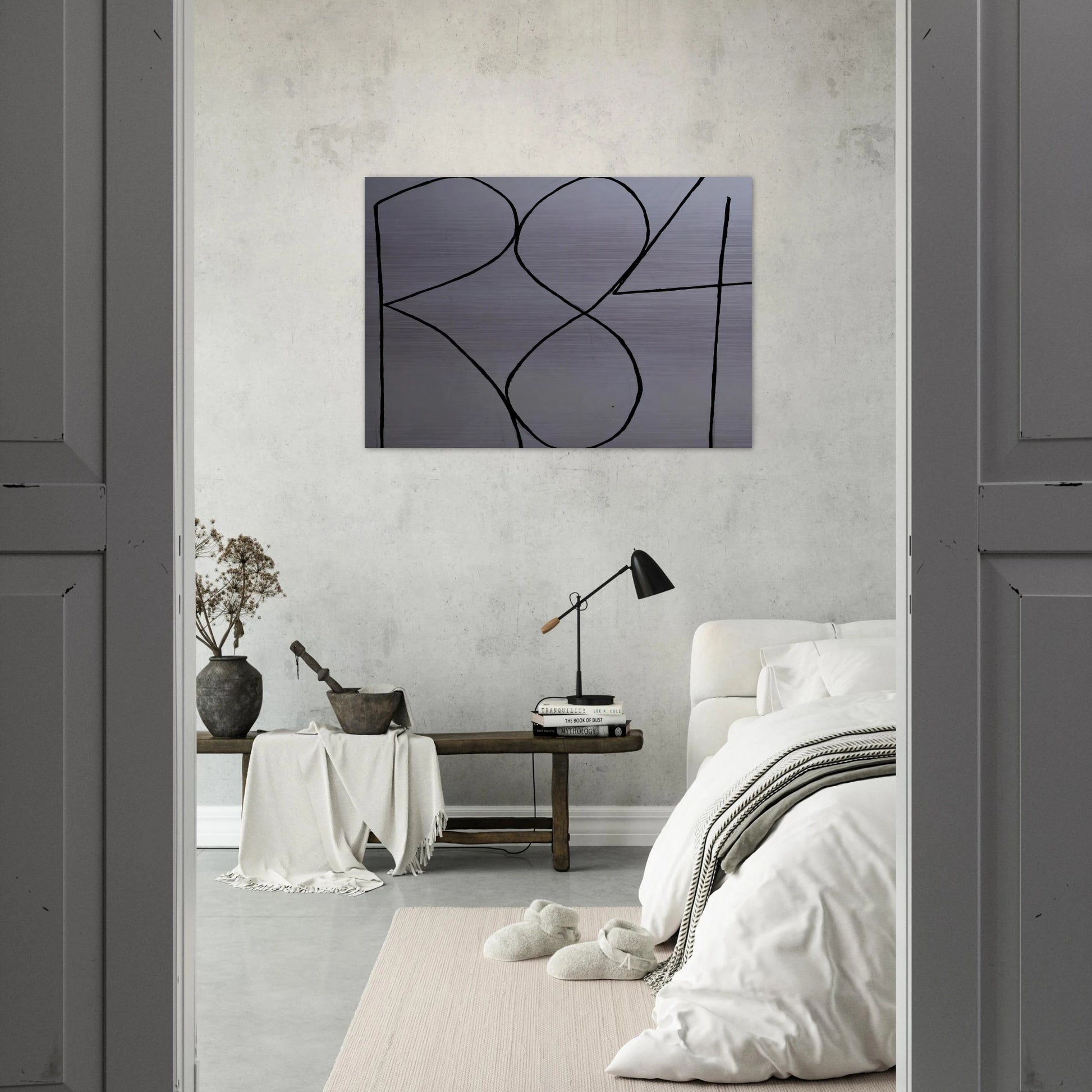 Spectrum I - Robert Ryman Brushed Aluminum Print - 70x100 cm / 28x40 inches | Robert Ryman Aluminum Print | Robert Ryman Prints