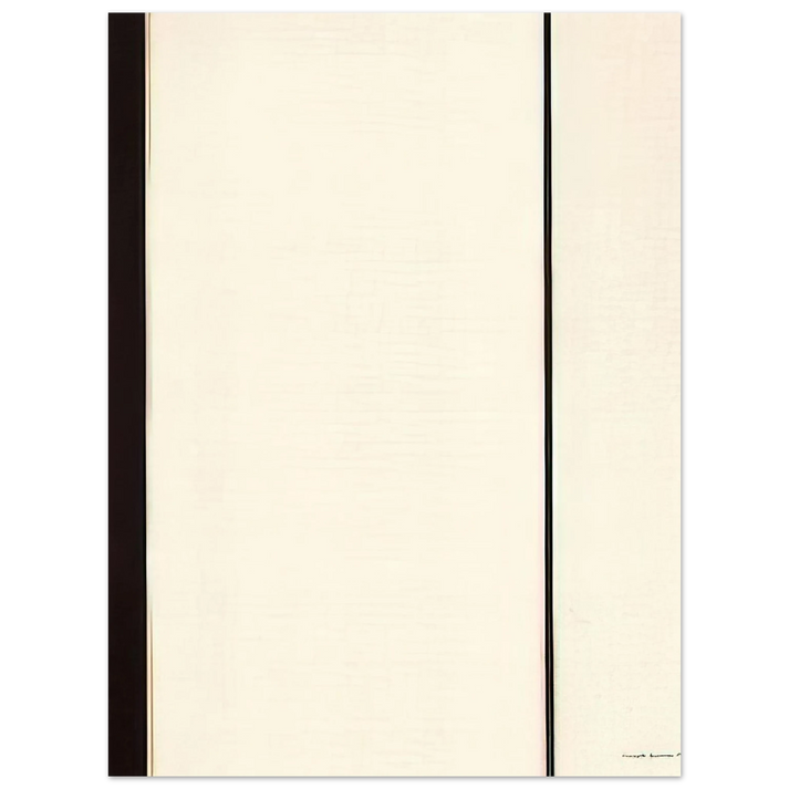 Barnett Newman - The Station of the Cross - Sixth Station  75x100 cm / 30x40inches Fine Art Poster