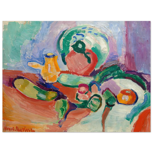 Henri Matisse - STILL LIFE WITH VEGETABLES 1905  75x100 cm / 30x40inches Fine Art Poster