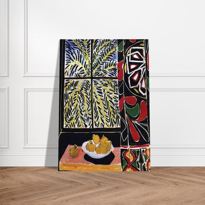 INTERIOR WITH EGYPTIAN CURTAIN 1948 - Henri Matisse Brushed Aluminum Print - 70x100 cm / 28x40 inches | Henri Matisse Aluminum Print | Henri Matisse Prints