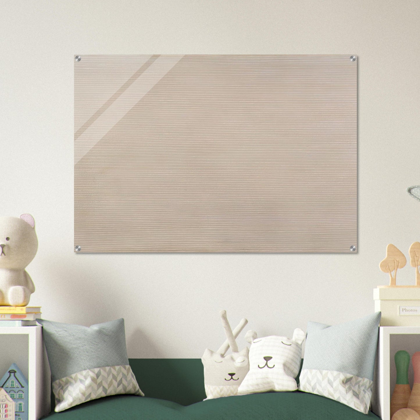 Peach Glow - 1958 - Gene Davis Acrylic Print - 70x100 cm / 28x40″ inches | Gene Davis Wall Art | Gene Davis Prints