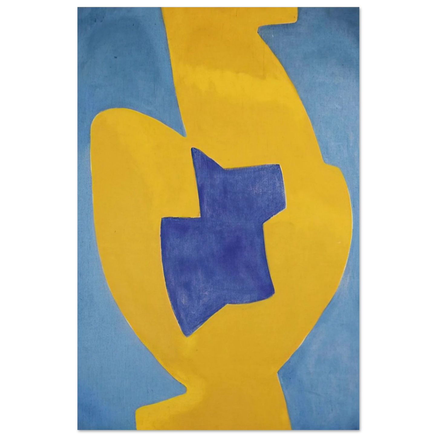 Composition abstraite - 1968 - Serge Poliakoff Art Prints - 100x150 cm / 40x60″ inches | Serge Poliakoff Poster | Serge Poliakoff Prints