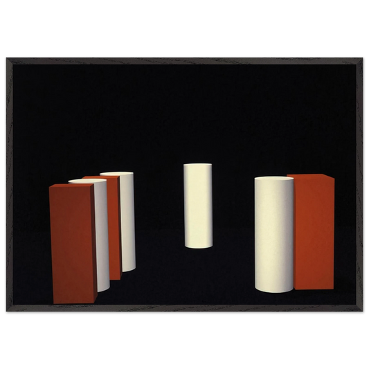 Ballet Neoconcreto  1 - 1958 - Lygia Pape 70x100 cm / 28x40 inches Framed Art Print – Black Wooden Frame