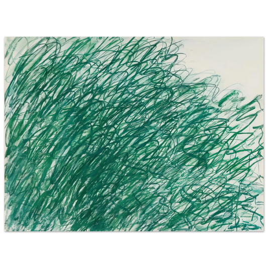 Cy Twombly - Returning from Tonnicoda  75x100 cm / 30x40inches Fine Art Poster