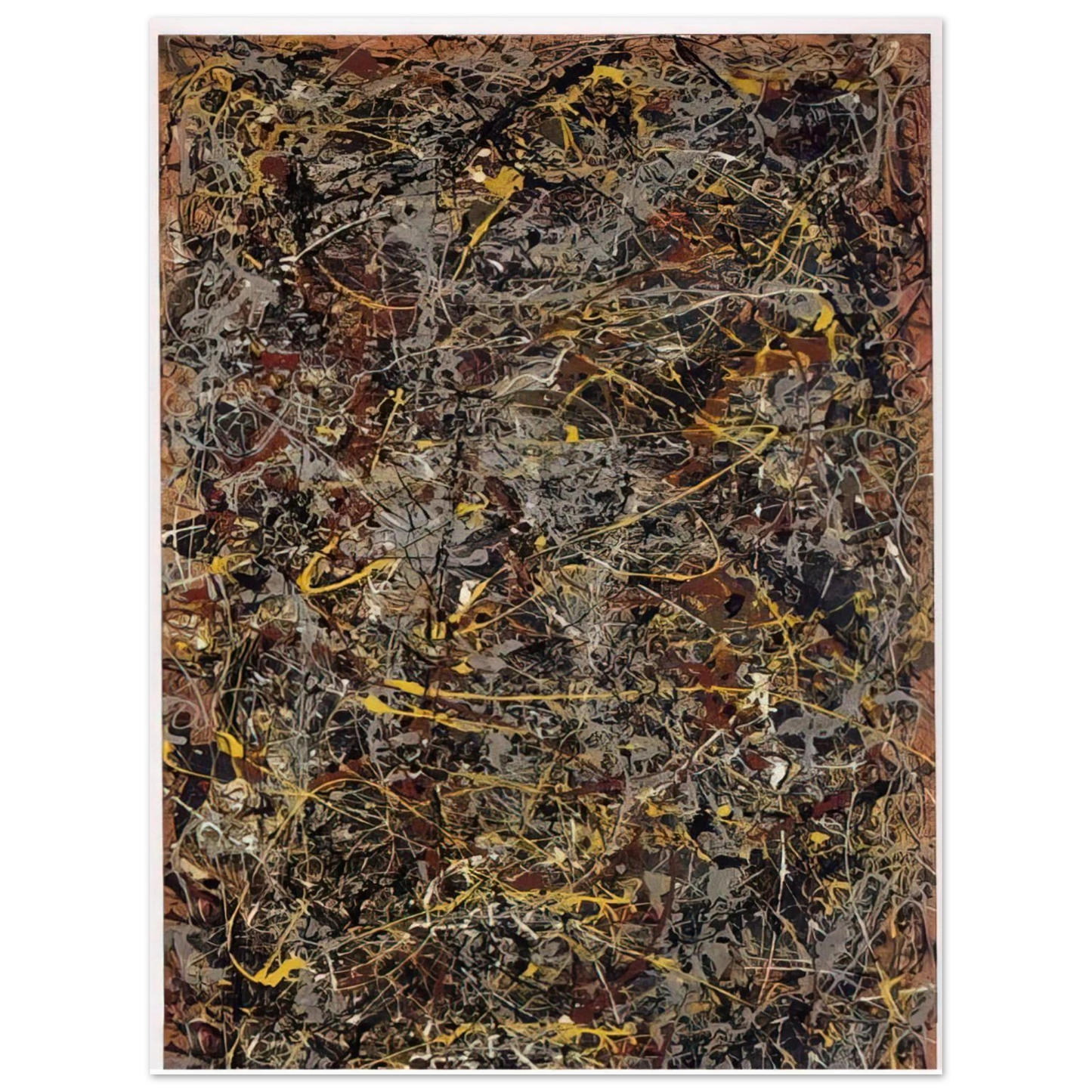 Jackson Pollock - NUMBER 5 1948 1  75x100 cm / 30x40inches Fine Art Poster
