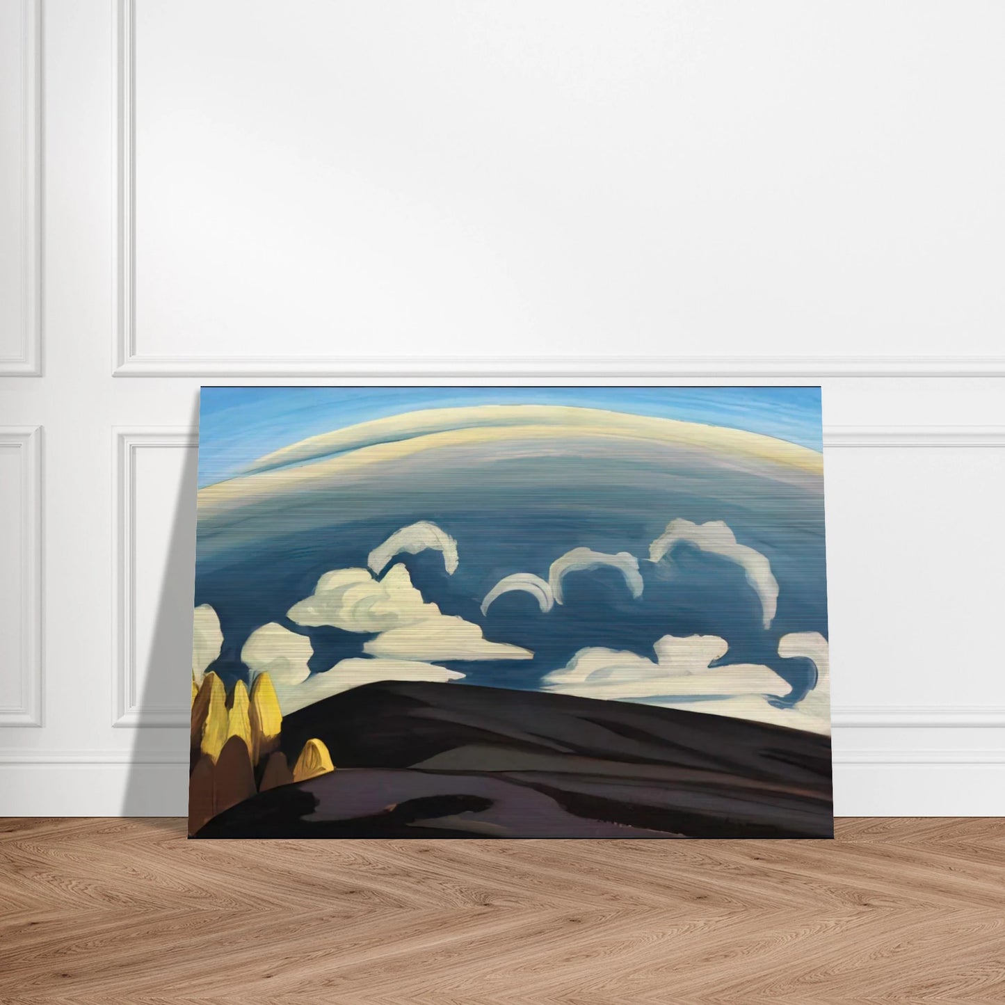 Aftermath of Storm - Lake Superior Sketch XXXIV - 1926 - Lawren Harris Brushed Aluminum Print - 70x100 cm / 28x40 inches | Lawren Harris Aluminum Print | Lawren Harris Prints