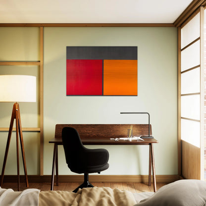 15.10.67 - 1967 - John Hoyland Brushed Aluminum Print - 70x100 cm / 28x40 inches | John Hoyland Aluminum Print | John Hoyland Prints