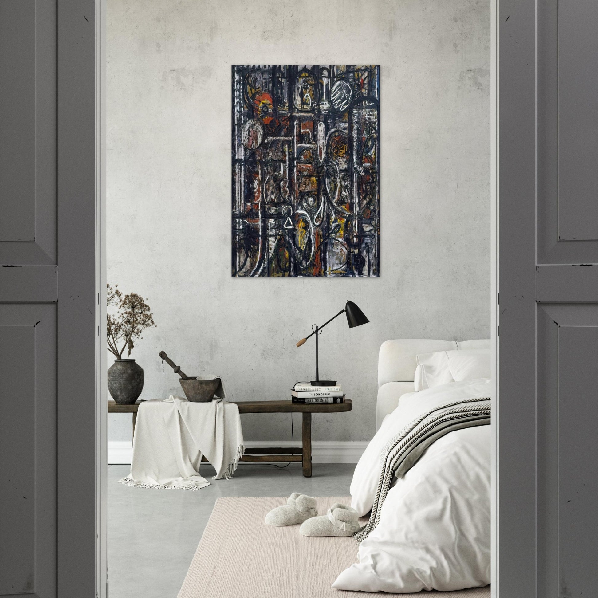 Palimpsest - Richard Pousette-Dart Brushed Aluminum Print - 70x100 cm / 28x40 inches | Richard Pousette-Dart Aluminum Print | Richard Pousette-Dart Prints