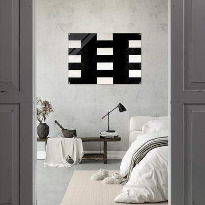 White and Black - Ellsworth Kelly Acrylic Print - 70x100 cm / 28x40″ inches