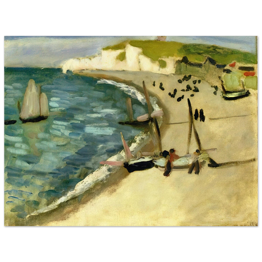 Henri Matisse - AHT AMONT CLIFFS AT ETRETAT 1920  75x100 cm / 30x40inches Fine Art Poster