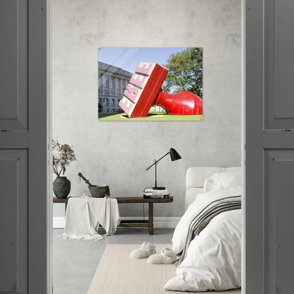 FREE STAMP AT CLEVELAND CITY HALL COLLABORATION WITH VAN BRUGGEN - Claes Oldenburg Acrylic Print - 70x100 cm / 28x40″ inches