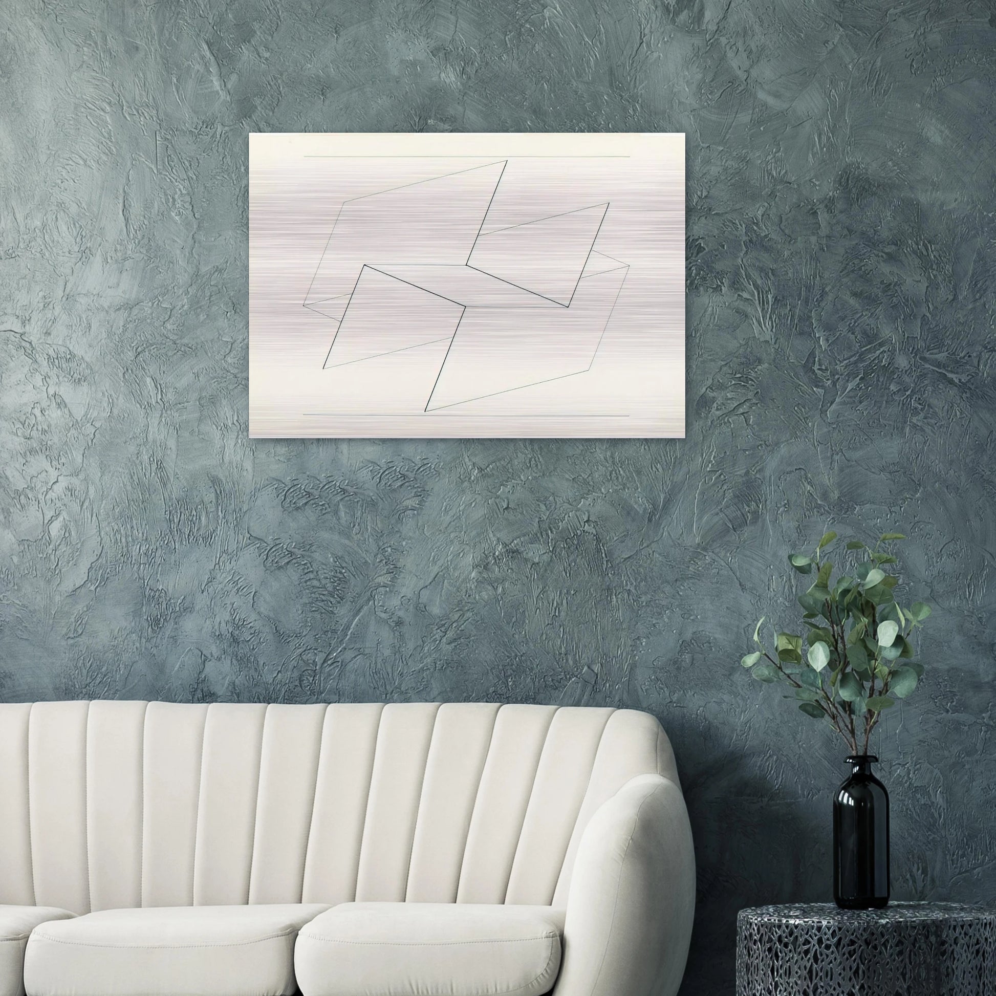 STRUCTURAL CONSTELLATION VI 1960 - Josef Albers Brushed Aluminum Print - 70x100 cm / 28x40 inches | Josef Albers Aluminum Print | Josef Albers Prints