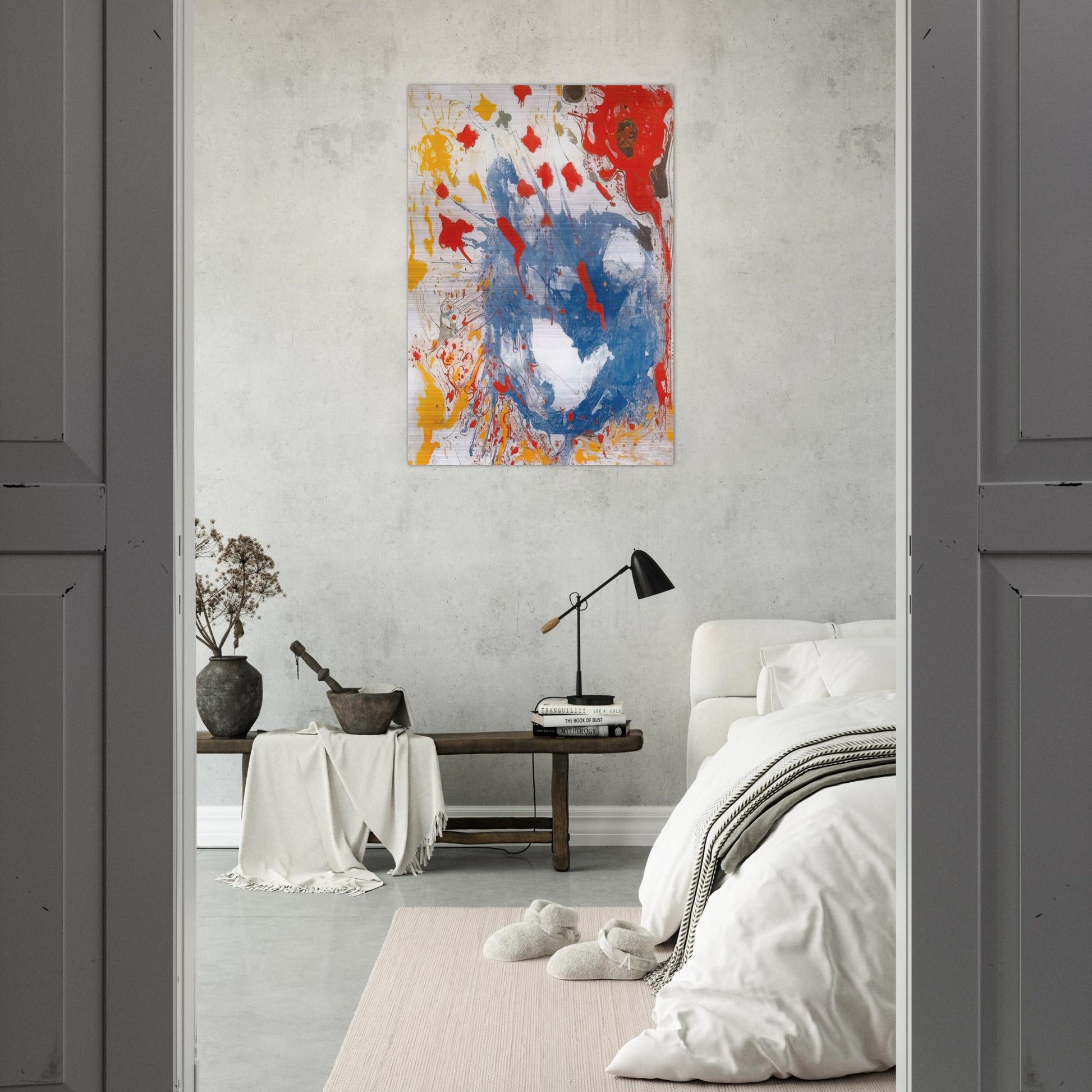 Cataclysm - Hans Hofmann Brushed Aluminum Print - 70x100 cm / 28x40 inches | Hans Hofmann Aluminum Print | Hans Hofmann Prints