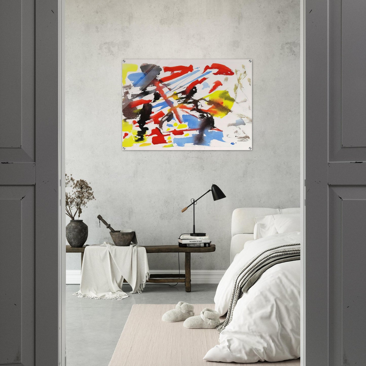 Farbspiele - 1952 - Ernst Wilhelm Nay Acrylic Print - 70x100 cm / 28x40″ inches