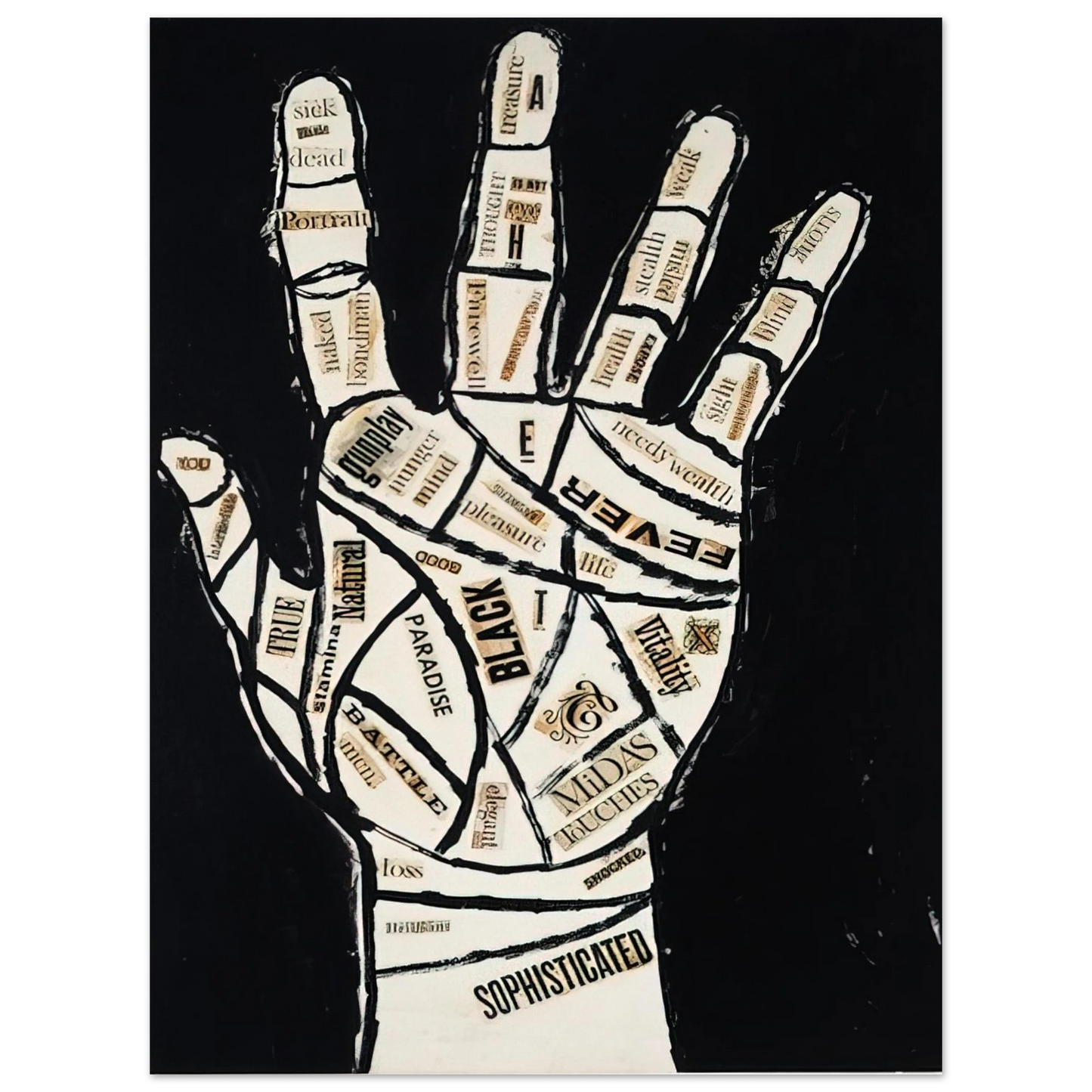 Andy Warhol - Hand Fine Art Poster