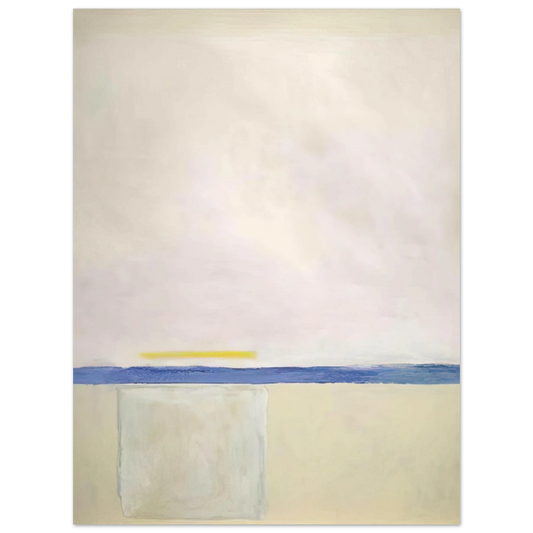 Theodoros Stamos - Low White Sun Box - 1965  75x100 cm / 30x40inches Fine Art Poster