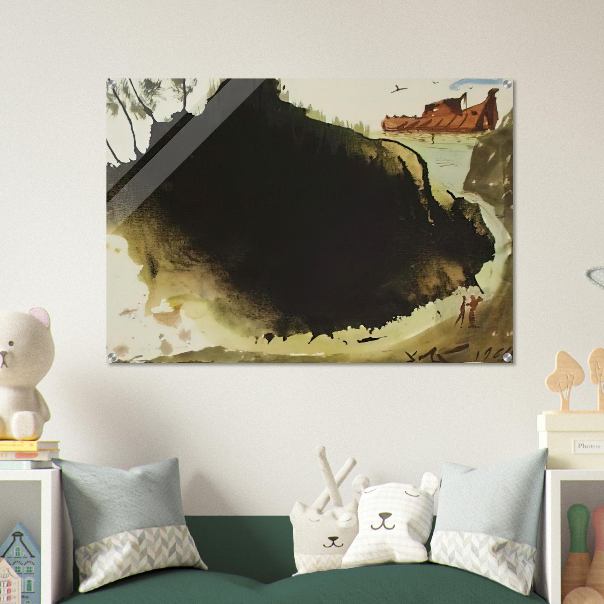 AQUAE DILUVII SUPER TERRAM GENESIS 6 17 1967 - Salvador Dali Acrylic Print - 70x100 cm / 28x40″ inches