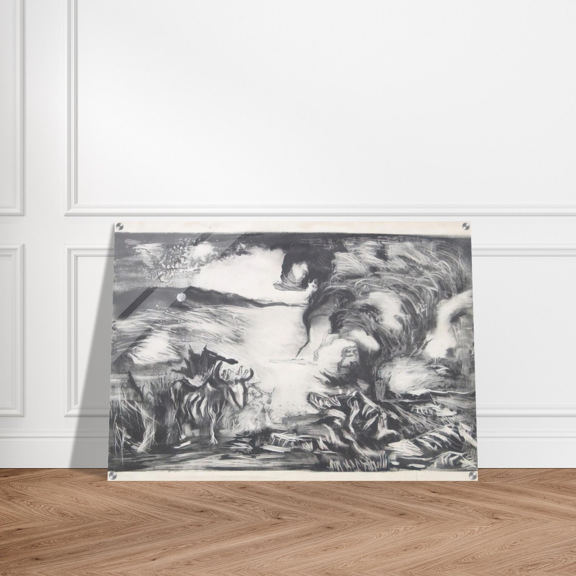 LANDSCAPE WITH STEER 1937 1 - Jackson Pollock Acrylic Print - 70x100 cm / 28x40″ inches