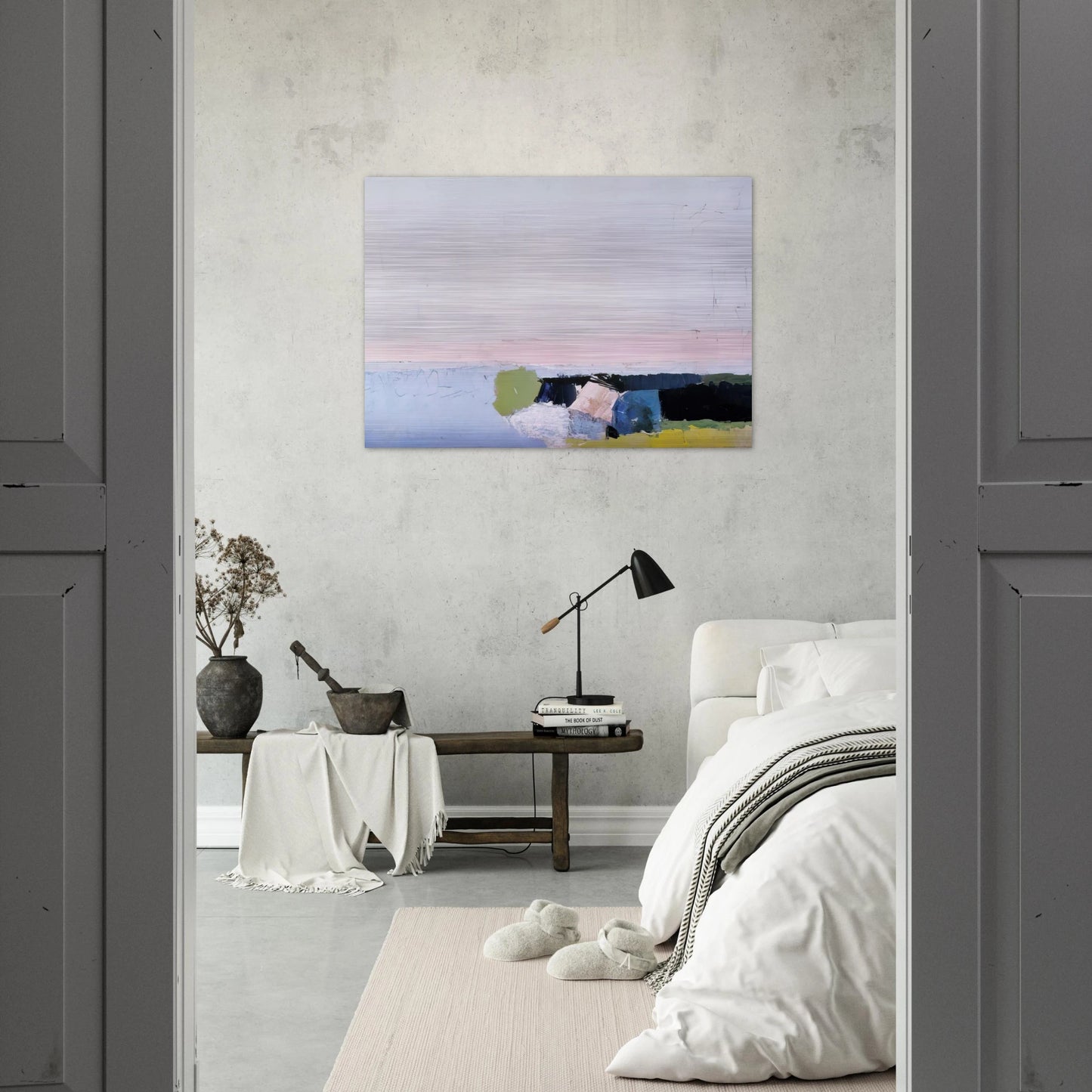 Bord de Mer - 1952 - Nicolas de Stael Brushed Aluminum Print - 70x100 cm / 28x40 inches | Nicolas de Stael Aluminum Print | Nicolas de Stael Prints