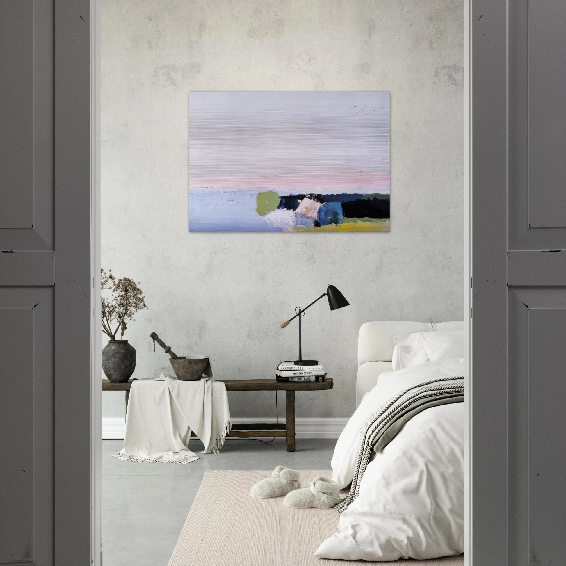 Bord de Mer - 1952 - Nicolas de Stael Brushed Aluminum Print - 70x100 cm / 28x40 inches | Nicolas de Stael Aluminum Print | Nicolas de Stael Prints