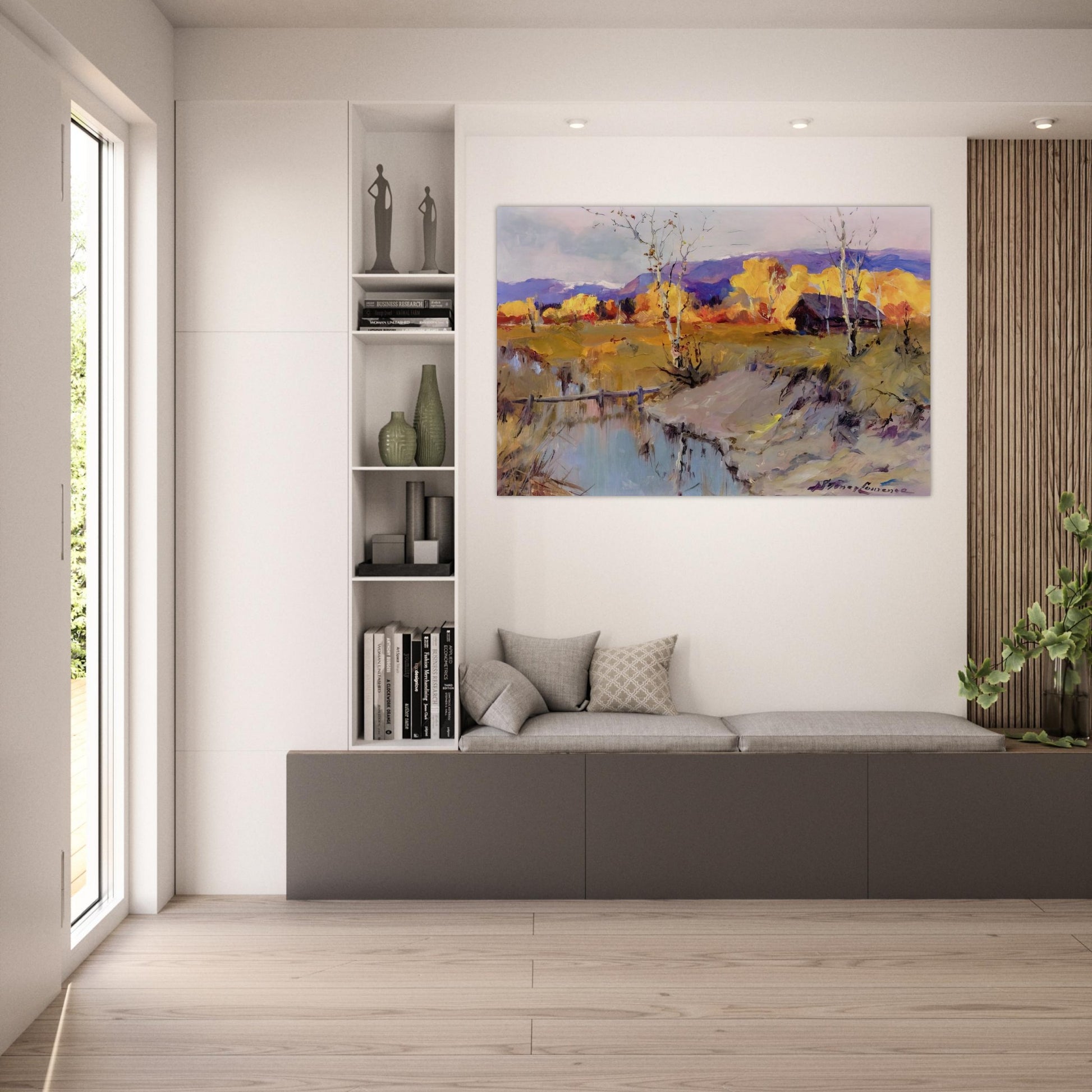 Autumn Morning - Romanticism - Sydney Laurence Art Prints - 100x150 cm / 40x60″ inches | Sydney Laurence Poster | Sydney Laurence Prints