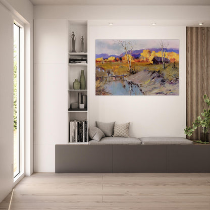 Autumn Morning - Romanticism - Sydney Laurence Art Prints - 100x150 cm / 40x60″ inches | Sydney Laurence Poster | Sydney Laurence Prints