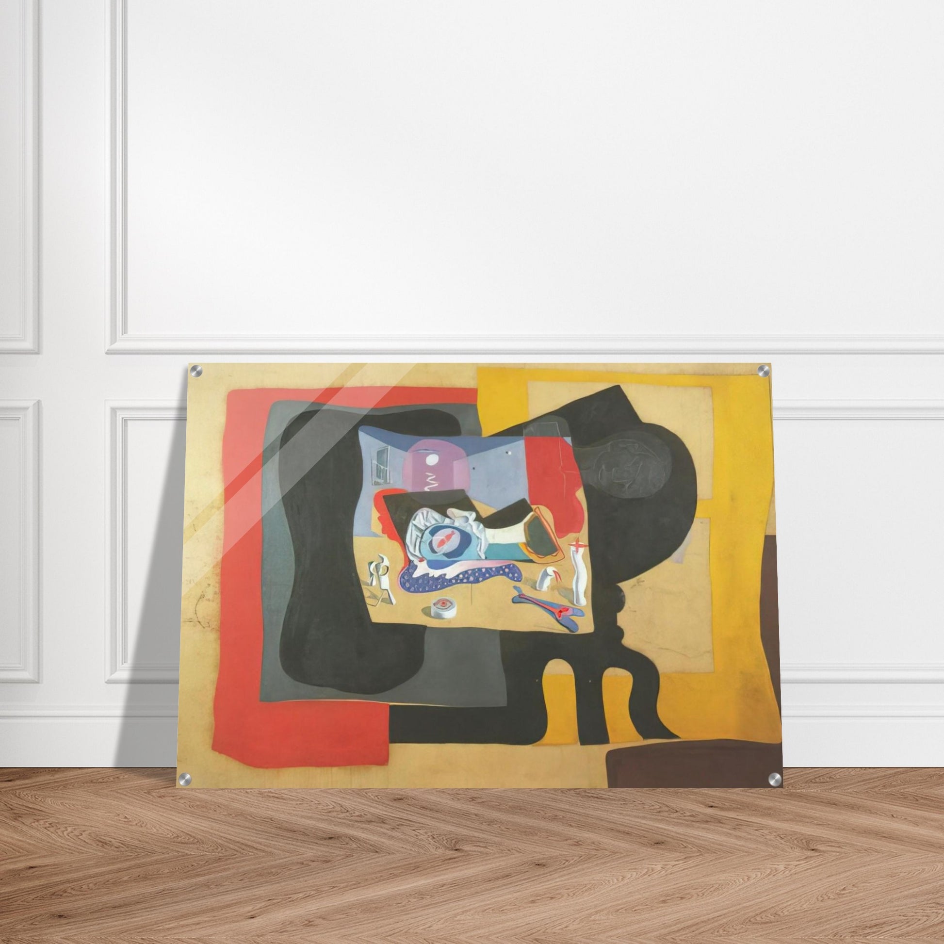 STILL LIFE WITH MOONIGHT - Salvador Dali Acrylic Print - 70x100 cm / 28x40″ inches