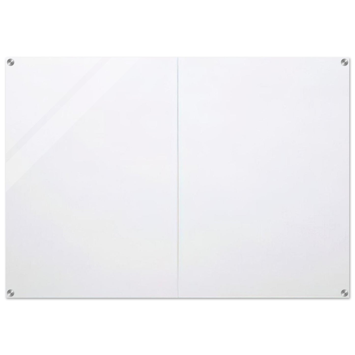 WHITE PAINTING TWO PANEL 1951 - Robert Rauschenberg Acrylic Print - 70x100 cm / 28x40″ inches