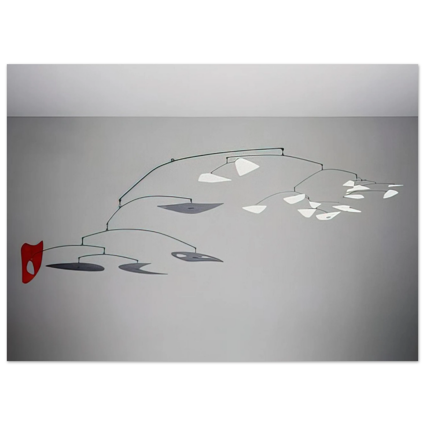 Alexander Calder - 1 RED 4 BLACK PLUS X WHITE 1947 Fine Art Poster