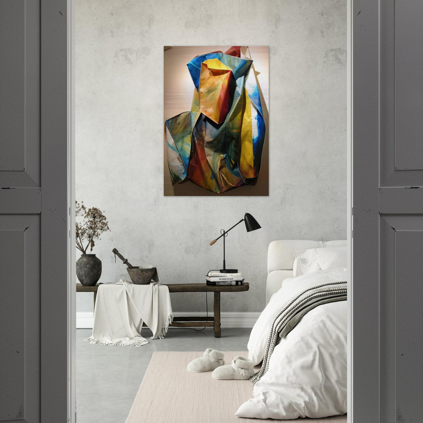 Sac 1 - Sam Gilliam Brushed Aluminum Print - 70x100 cm / 28x40 inches | Sam Gilliam Aluminum Print | Sam Gilliam Prints