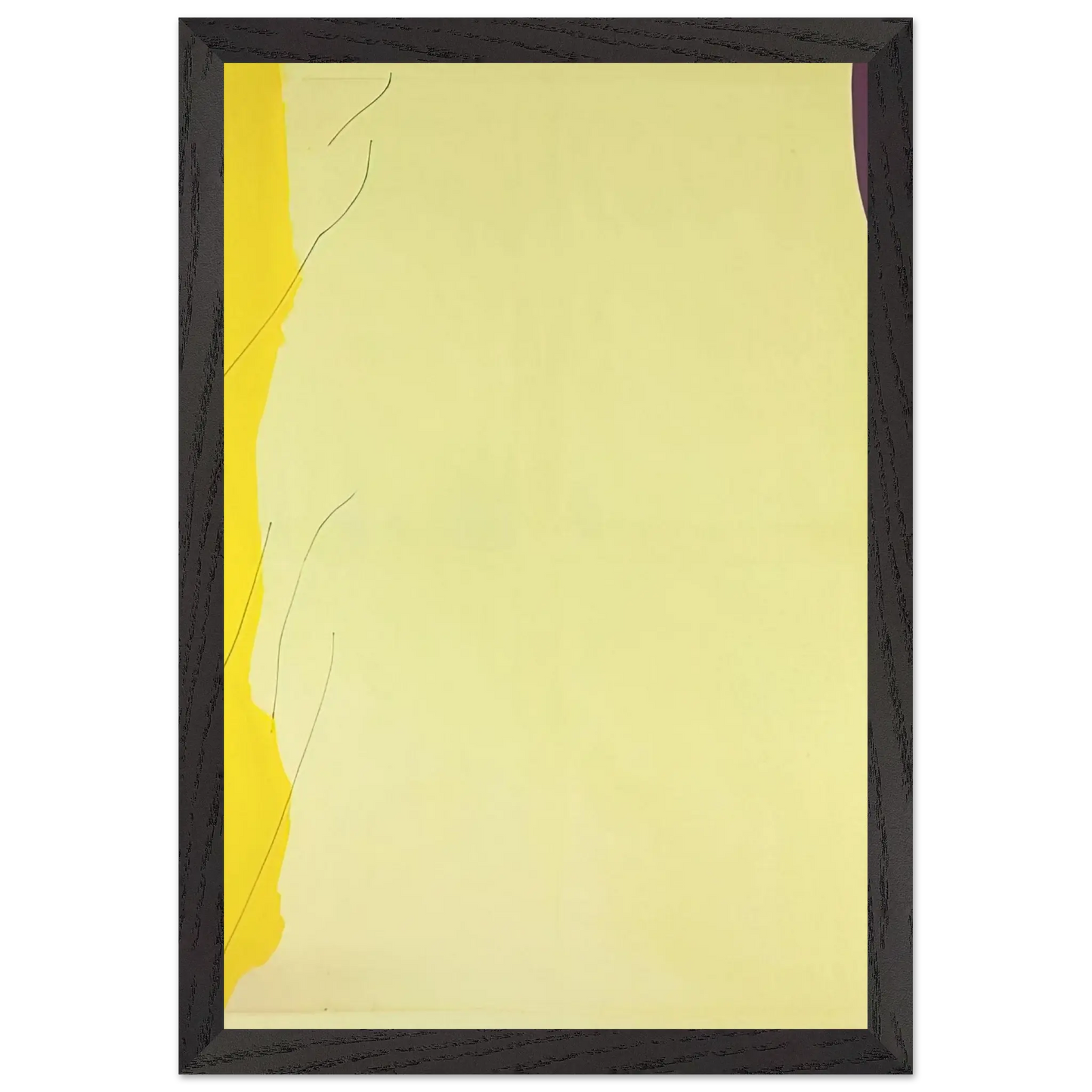 Helen Frankenthaler - Distillation - 1973 Wall art - 50x70 cm / 20x28 Inches - Premium Wooden Framed Poster With Fine Art Paper - Wood frame