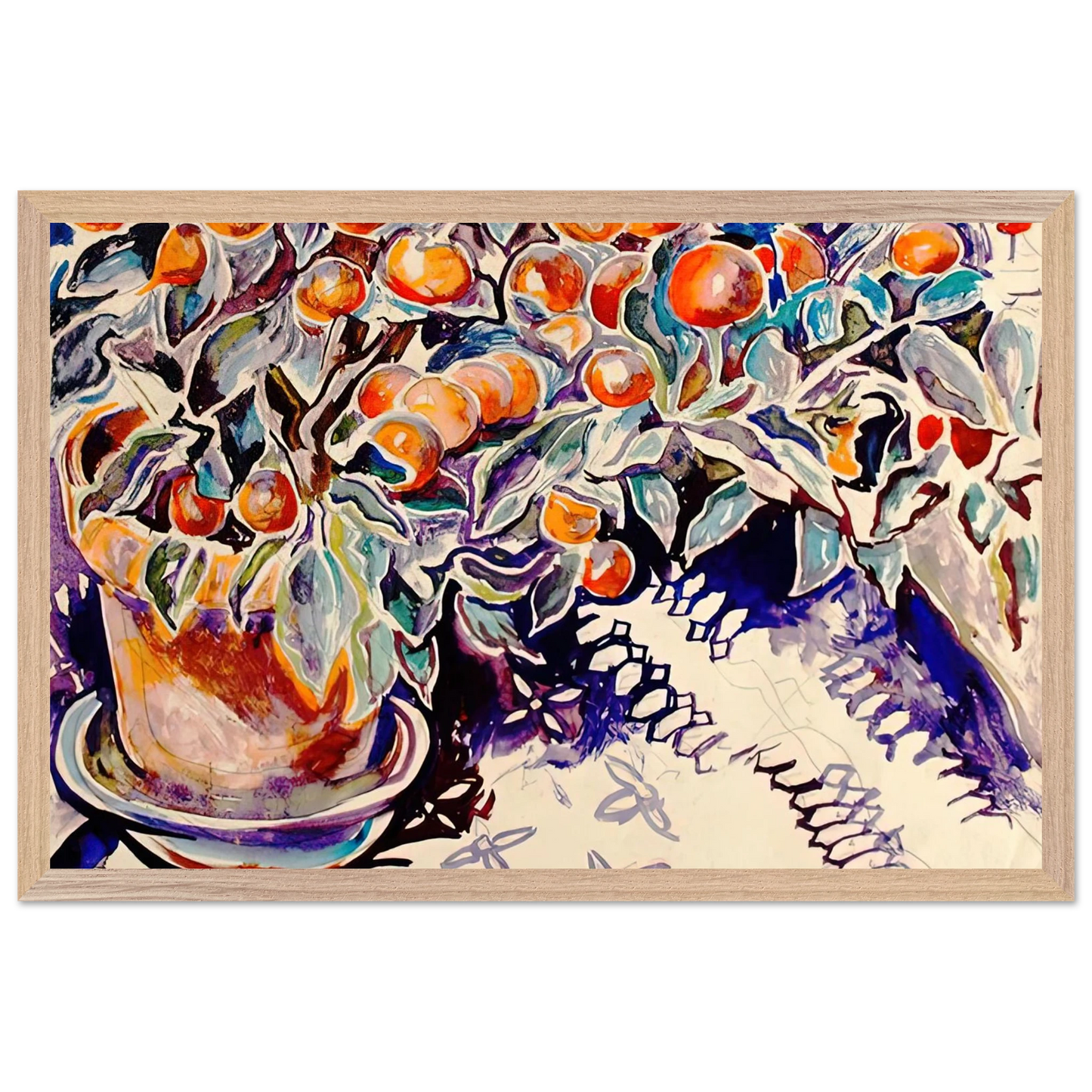 Walter Inglis Anderson - Walter Anderson Wall art - 15x20 cm / 6x8 inches - Premium Wooden Framed Poster With Fine Art Paper-canvas - Wood frame