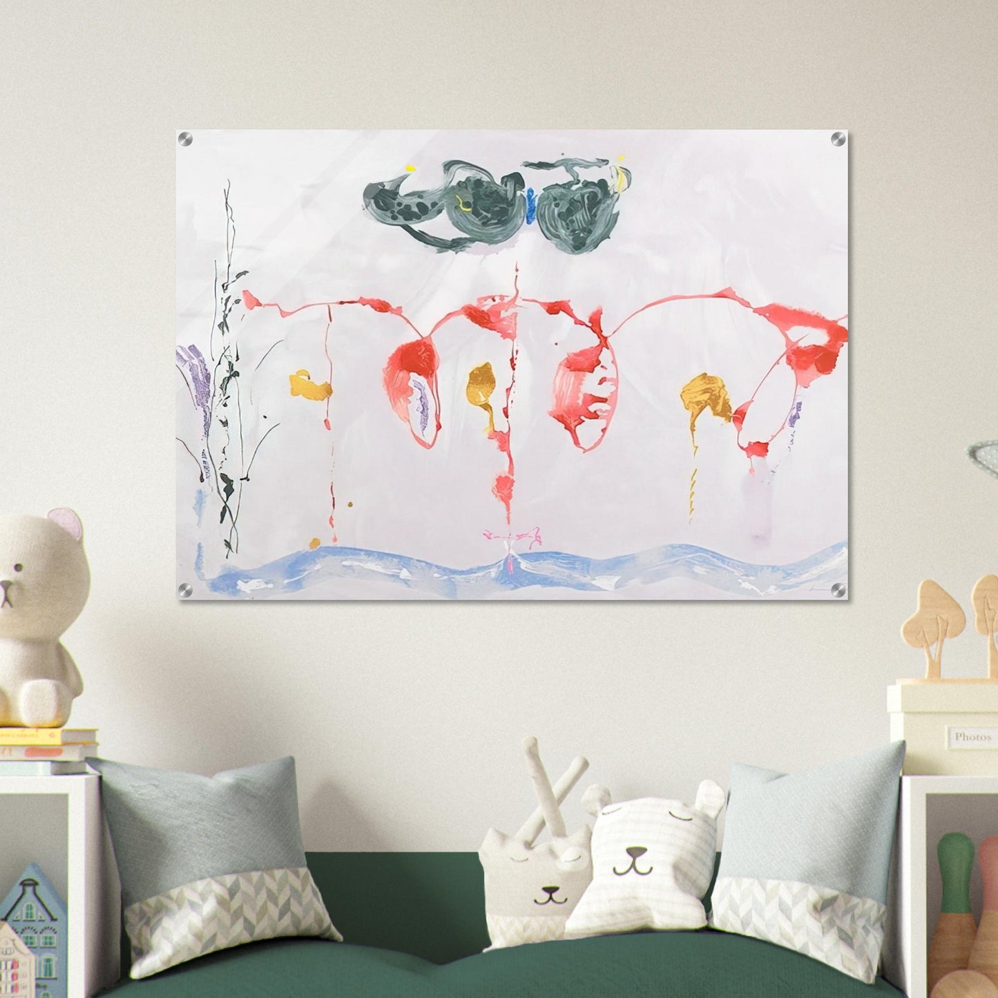 Aerie - 2009 - Helen Frankenthaler Acrylic Print - 70x100 cm / 28x40″ inches