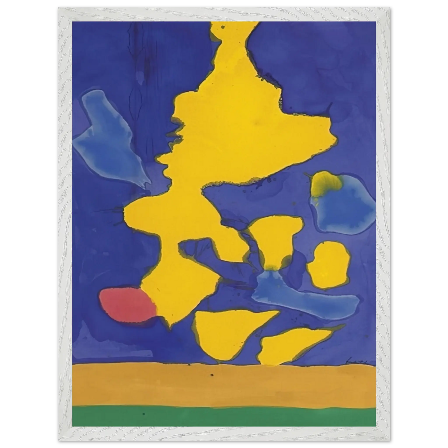 Helen Frankenthaler - Saturn Revisited - 1964 Wall art - A1 (59.4 x 84.1  cm) - Fine Art Poster - -