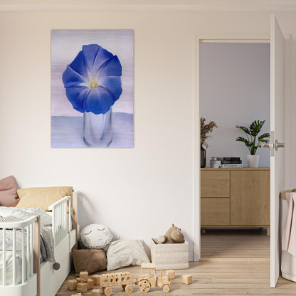 Blue Morning Glory - Georgia O'Keeffe Brushed Aluminum Print - 70x100 cm / 28x40 inches | Georgia O'Keeffe Aluminum Print | Georgia O'Keeffe Prints